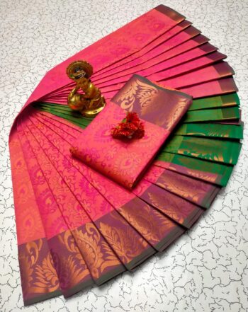 Trendy 3D Embossed Sarees | Semi Silk Sarees