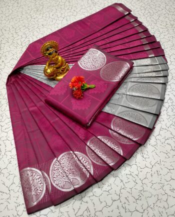 Trendy 3D Embossed Sarees | Semi Silk Sarees